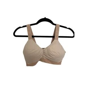 Spanx Bra-llelujah Bra Womens Large Wireless Naked 2.0 Nude Molded Cups